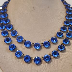 RARE Antique Czech Art Deco Riviere Necklace